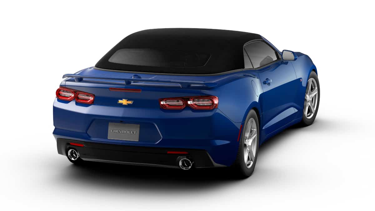 Chevy Sports Cars - 2022 Chevrolet Camaro Convertible Back View