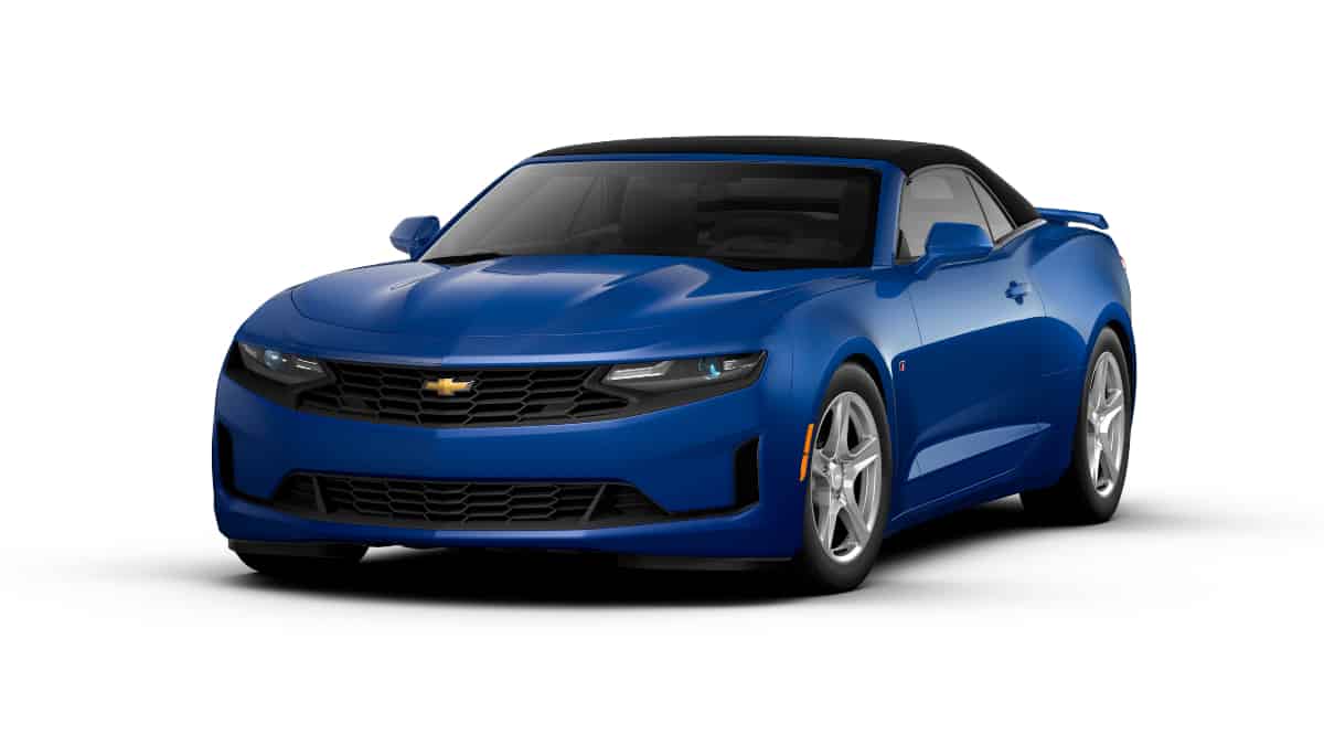 Chevy Sports Cars - 2022 Chevrolet Camaro Convertible Front View