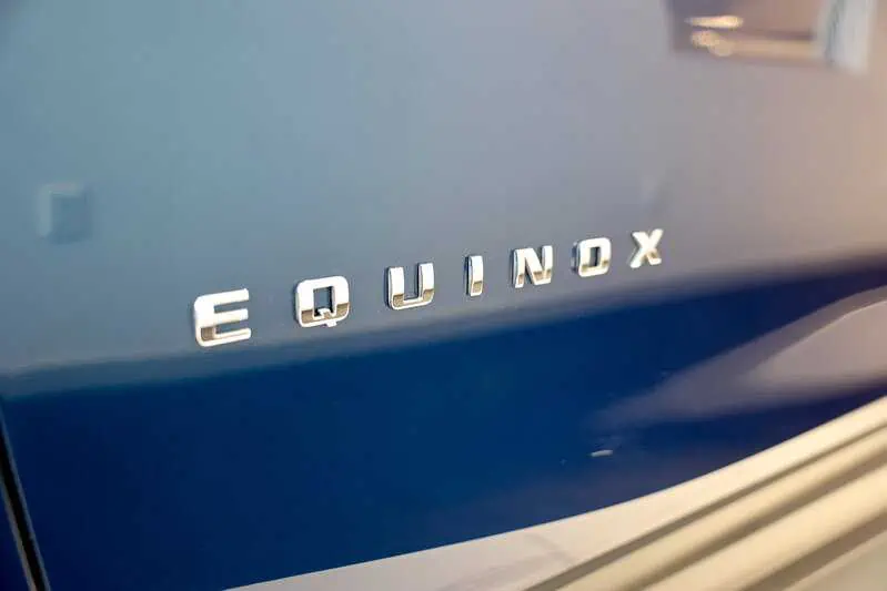 2021 Chevrolet Equinox Exterior Label