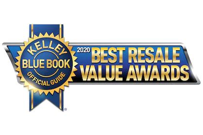 Kelley Blue Book - 2020 Best Resale Value Awards