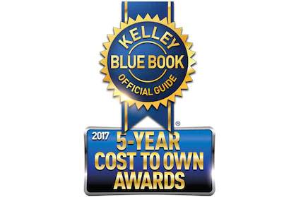 Kelley Blue Book - 2017 5-Year Cost to Own Award